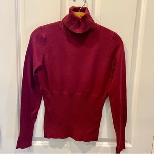 Women’s SZ S “REGAL RED” AXCESS CLASSIC LONG-SLEEVED TURTLENECK SWEATER BNWT